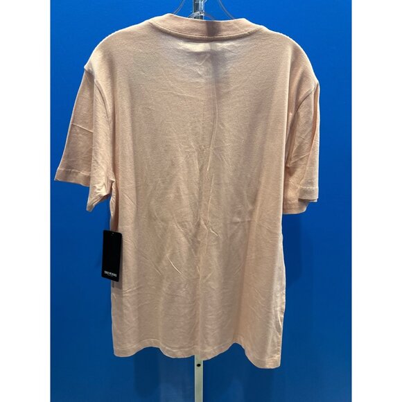 True Religion Mens Dull Pink Graphic Tee Size L NWT Cotton Casual Crew Neck Shor - Picture 4 of 5